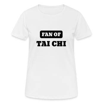 Taijiquan / Tai-Chi Chuan / Tai Chi / Tai-Chi - Frauen T-Shirt atmungsaktiv - Weiß - Vorne - AI Model Female 172 dark (172cm)