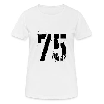 Nombre 75 - T-shirt respirant Femme - blanc - Devant - AI Model Female 172 dark (172cm)