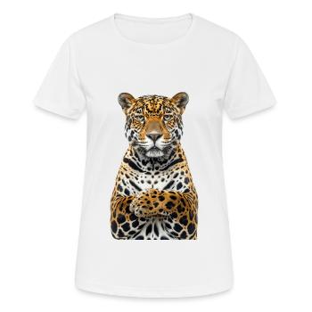 Jaguar - T-shirt respirant Femme - blanc - Devant - AI Model Female 172 dark (172cm)