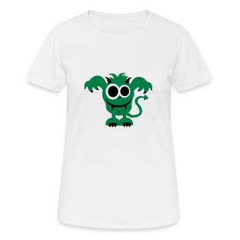 Monster - Women's Breathable T-Shirt - white - Front - AI Model Female 172 dark (172cm)