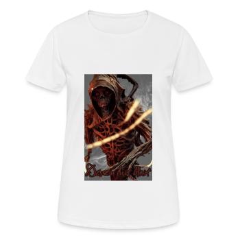 La saleté démoniaque floue - T-shirt respirant Femme - blanc - Devant - AI Model Female 172 dark (172cm)