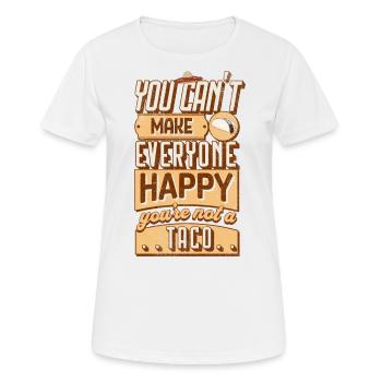 Taco - T-shirt respirant Femme - blanc - Devant - AI Model Female 172 dark (172cm)