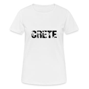 Crete Greece Crete Island - Women's Breathable T-Shirt - white - Front - AI Model Female 172 dark (172cm)