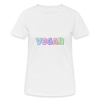Vegan Pastel - Women's Breathable T-Shirt - white - Front - AI Model Female 172 dark (172cm)