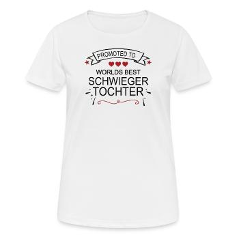 Beste Schwiegertochter Best Daughter in Law - Frauen T-Shirt atmungsaktiv - Weiß - Vorne - AI Model Female 172 dark (172cm)