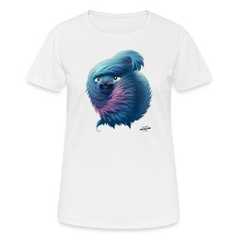 Sag WAS! - Frauen T-Shirt atmungsaktiv - Weiß - Vorne - AI Model Female 172 dark (172cm)