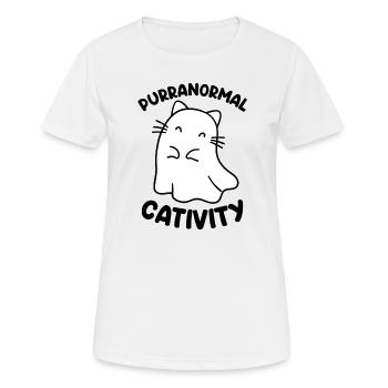 Cativité pourpre - T-shirt respirant Femme - blanc - Devant - AI Model Female 172 dark (172cm)
