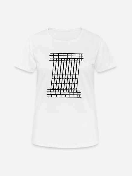 Dash column - Women's Breathable T-Shirt - white