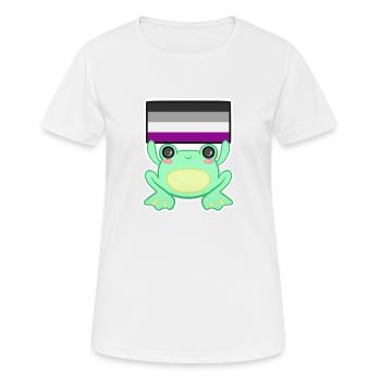 Froggy Ace - Women's Breathable T-Shirt - white - Front - AI Model Female 172 dark (172cm)