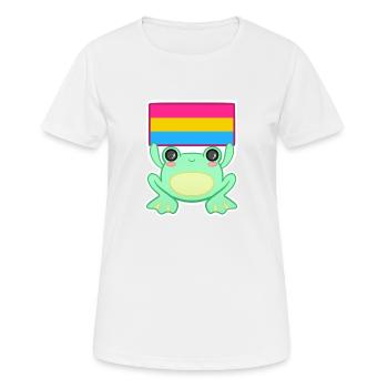 Froggy Pan - Women's Breathable T-Shirt - white - Front - AI Model Female 172 dark (172cm)