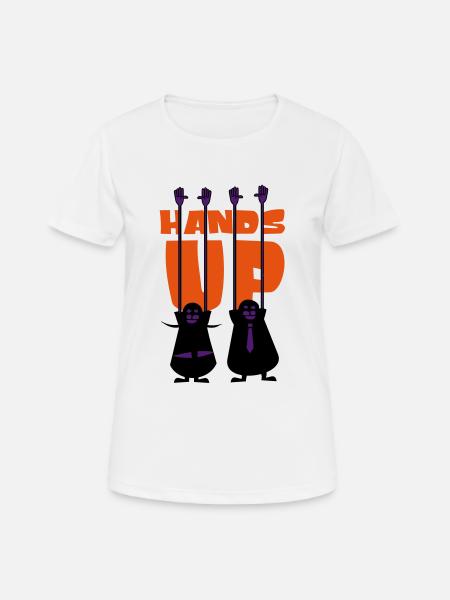 Hands-up - Women's Breathable T-Shirt - white