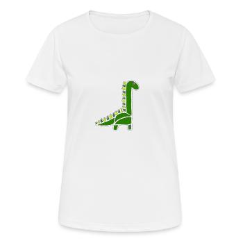 Dino - Women's Breathable T-Shirt - white - Front - AI Model Female 172 dark (172cm)