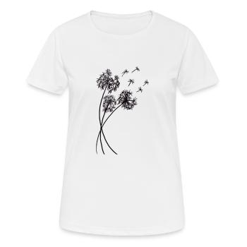 3 d'un enfant - T-shirt respirant Femme - blanc - Devant - AI Model Female 172 dark (172cm)