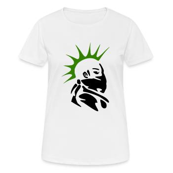 Punk - T-shirt respirant Femme - blanc - Devant - AI Model Female 172 dark (172cm)