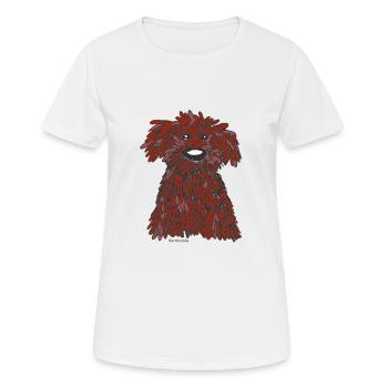 pdae sketch choco - T-shirt respirant Femme - blanc - Devant - AI Model Female 172 dark (172cm)