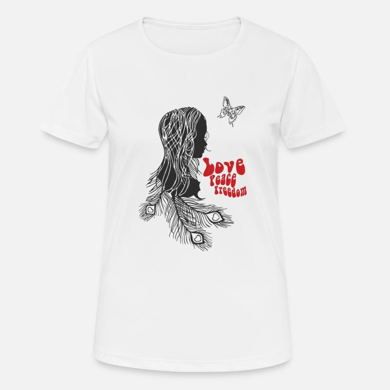 Love - Women's Breathable T-Shirt - white
