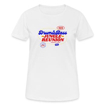 DnB Jungle Reunion - Women's Breathable T-Shirt - white - Front - AI Model Female 172 dark (172cm)
