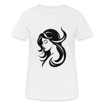 schlichte Schönheit - Frauen T-Shirt atmungsaktiv - Weiß - Vorne - AI Model Female 172 dark (172cm)
