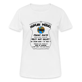 1966 - Frauen T-Shirt atmungsaktiv - Weiß - Vorne - AI Model Female 172 dark (172cm)