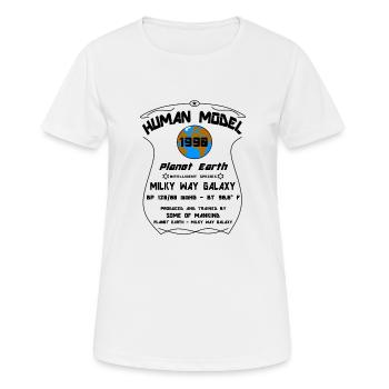 1990 - Women's Breathable T-Shirt - white - Front - AI Model Female 172 dark (172cm)