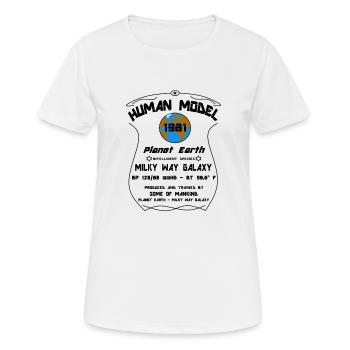 1981 - Women's Breathable T-Shirt - white - Front - AI Model Female 172 dark (172cm)