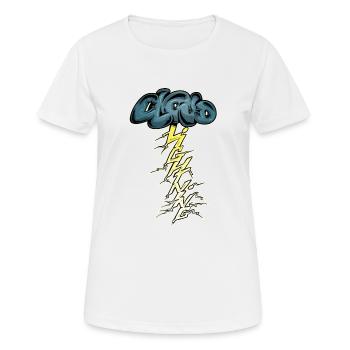 Stormy weather - Women's Breathable T-Shirt - white - Front - AI Model Female 172 dark (172cm)