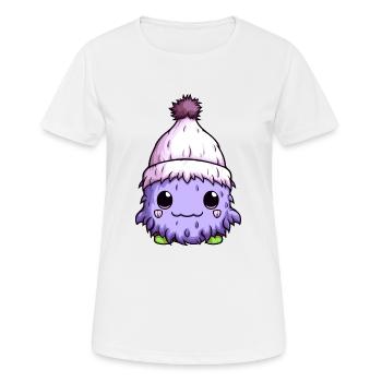 Cold Winter Virus Comic - Women's Breathable T-Shirt - white - Front - AI Model Female 172 dark (172cm)