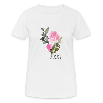 Trisomie 21 Loved - Frauen T-Shirt atmungsaktiv - Weiß - Vorne - AI Model Female 172 dark (172cm)