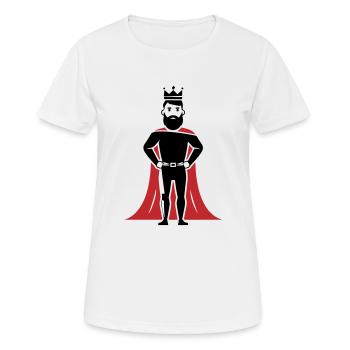 Roi - T-shirt respirant Femme - blanc - Devant - AI Model Female 172 dark (172cm)