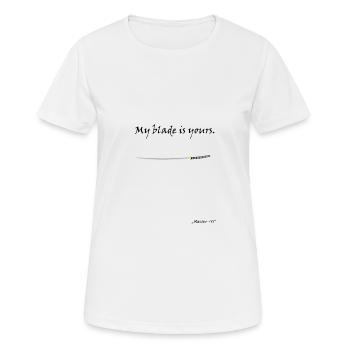 Maître Yi - T-shirt respirant Femme - blanc - Devant - AI Model Female 172 dark (172cm)