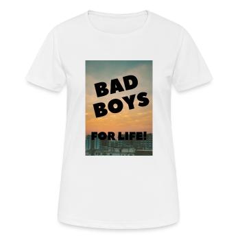 Bad Boys, for life - Women's Breathable T-Shirt - white - Front - AI Model Female 172 dark (172cm)