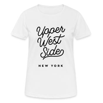 Upper West Side - New York - Women's Breathable T-Shirt - white - Front - AI Model Female 172 dark (172cm)