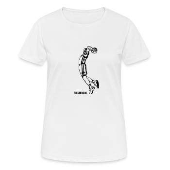 Westbrook - T-shirt respirant Femme - blanc - Devant - AI Model Female 172 dark (172cm)