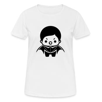 Vampire - T-shirt respirant Femme - blanc - Devant - AI Model Female 172 dark (172cm)