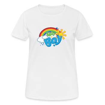 Rainbow Baby-Boy - T-shirt respirant Femme - blanc - Devant - AI Model Female 172 dark (172cm)