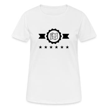 Orienteering / Orienteer / Orientierungslauf - Frauen T-Shirt atmungsaktiv - Weiß - Vorne - AI Model Female 172 dark (172cm)