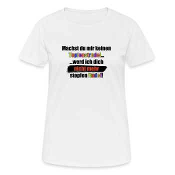 Fürn Rudl - Frauen T-Shirt atmungsaktiv - Weiß - Vorne - AI Model Female 172 dark (172cm)