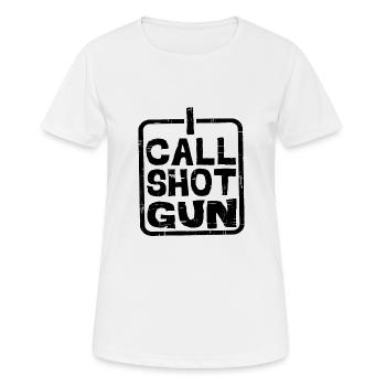 I Call Shotgun 5 - Women's Breathable T-Shirt - white - Front - AI Model Female 172 dark (172cm)