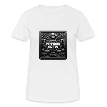 Équipe de restauration 8 - T-shirt respirant Femme - blanc - Devant - AI Model Female 172 dark (172cm)