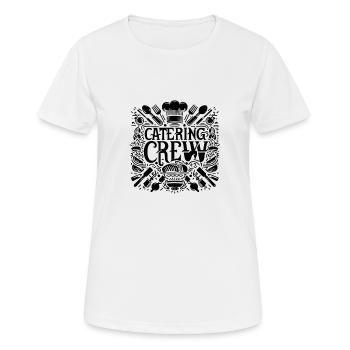 Équipe de restauration 9 - T-shirt respirant Femme - blanc - Devant - AI Model Female 172 dark (172cm)