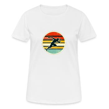 Sprinter - Track And Field 4 - Women's Breathable T-Shirt - white - Front - AI Model Female 172 dark (172cm)