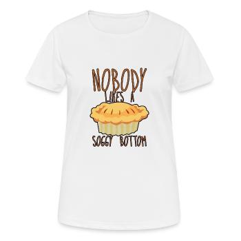 Nobody Likes A Soggy Bottom 4 - Women's Breathable T-Shirt - white - Front - AI Model Female 172 dark (172cm)