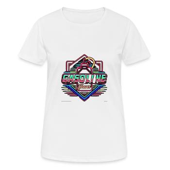 Gasoline Forever 15 - Women's Breathable T-Shirt - white - Front - AI Model Female 172 dark (172cm)