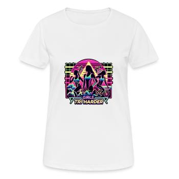 Filles Tri 11 - T-shirt respirant Femme - blanc - Devant - AI Model Female 172 dark (172cm)