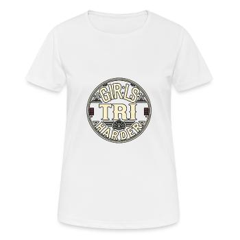 Filles Tri 12 - T-shirt respirant Femme - blanc - Devant - AI Model Female 172 dark (172cm)