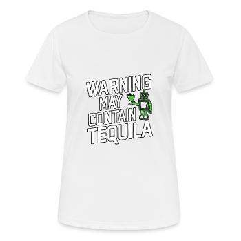 Warning May Contain Tequila 18 - Women's Breathable T-Shirt - white - Front - AI Model Female 172 dark (172cm)