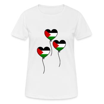 palestina - Women's Breathable T-Shirt - white - Front - AI Model Female 172 dark (172cm)