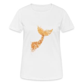 Whale - Whale tail - Women's Breathable T-Shirt - white - Front - AI Model Female 172 dark (172cm)