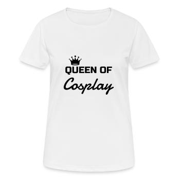 Cosplay / Cosplayer / Manga / Geek - T-shirt respirant Femme - blanc - Devant - AI Model Female 172 dark (172cm)