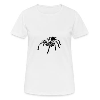 Tarantula Spider - Frauen T-Shirt atmungsaktiv - Weiß - Vorne - AI Model Female 172 dark (172cm)